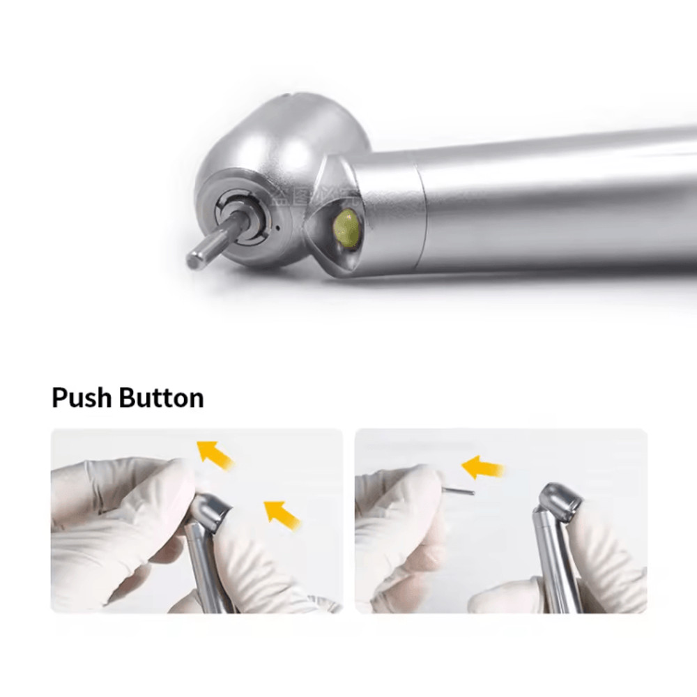 ProAngle 45 Degree LED Dental Handpiece With E Generator And Single Water Spray 3