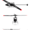 SkySurge C129V2 RC Helicopter With 6 Axis Gyroscope And 3D Flip Control 4