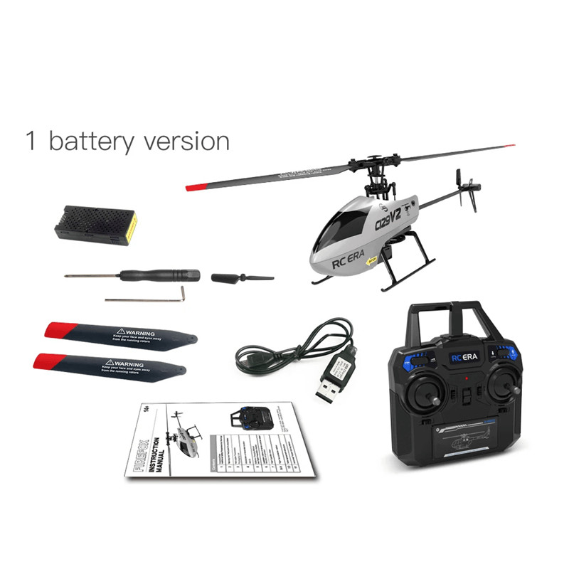 SkySurge C129V2 RC Helicopter With 6 Axis Gyroscope And 3D Flip Control 5