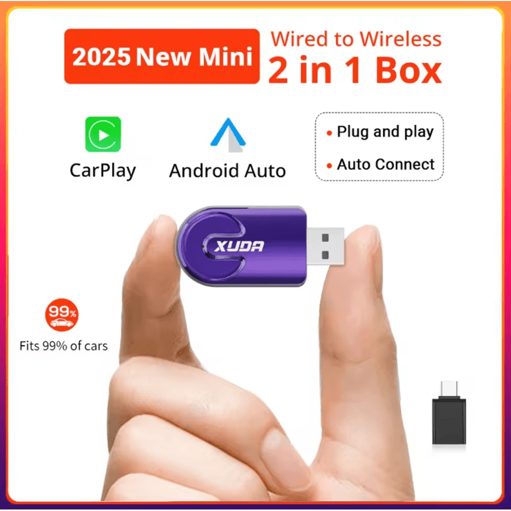 AutoLink Wireless CarPlay And Android Auto Adapter Smart Mini Box 4