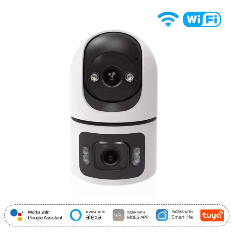 Moes Tuya Smart WiFi Indoor Camera 4MP Dual Lens With Motion Tracking 4