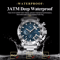 Poedagar Luxury Chronograph Watch For Men Stainless Steel Waterproof Design 1
