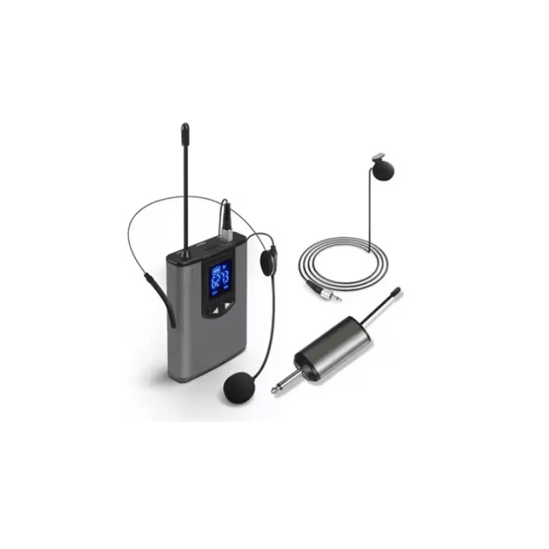 ClearVoice Pro Wireless Microphone System With Headset And Lavalier Mic 4