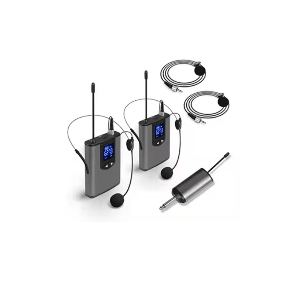 ClearVoice Pro Wireless Microphone System With Headset And Lavalier Mic 5