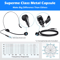 BOMGE Dual Wireless Microphone System With Headset And Lavalier Mics 1