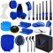 AutoMaster 27 Piece Car Wash And Detailing Kit With Brushes And Cleaning Tools 0