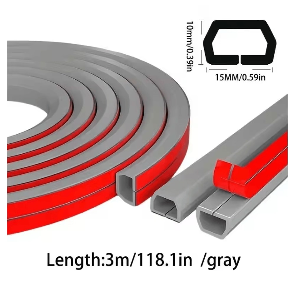 SafePath 3M Self Adhesive Floor Cord Cover And Cable Protector 3