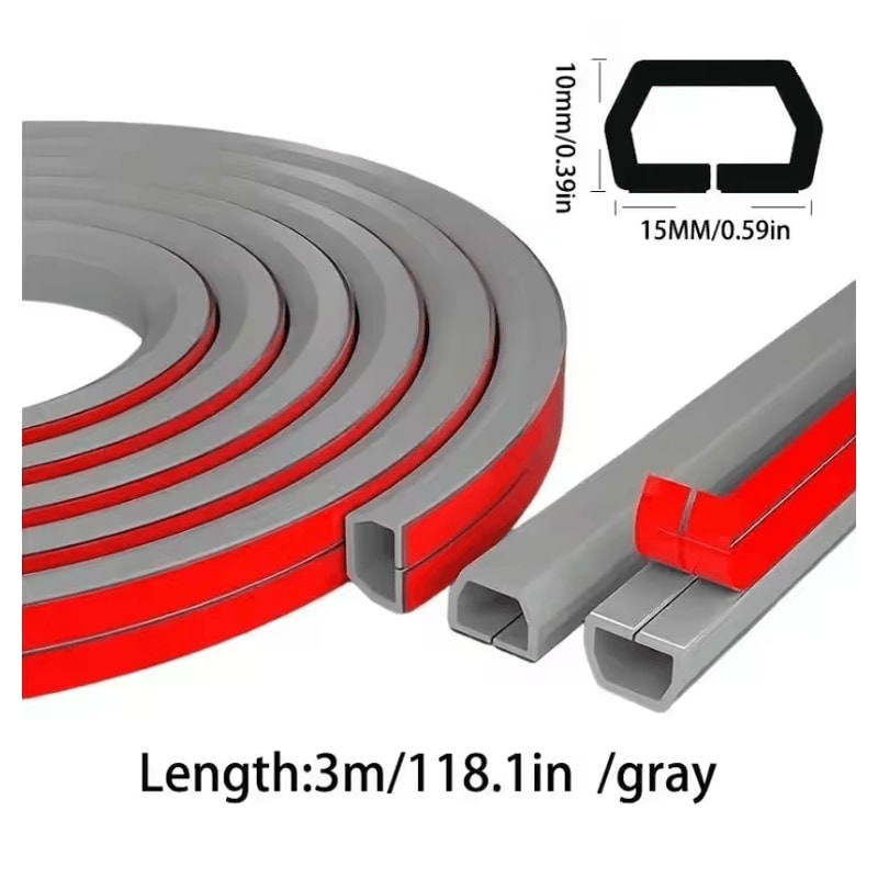 SafePath 3M Self Adhesive Floor Cord Cover And Cable Protector 3