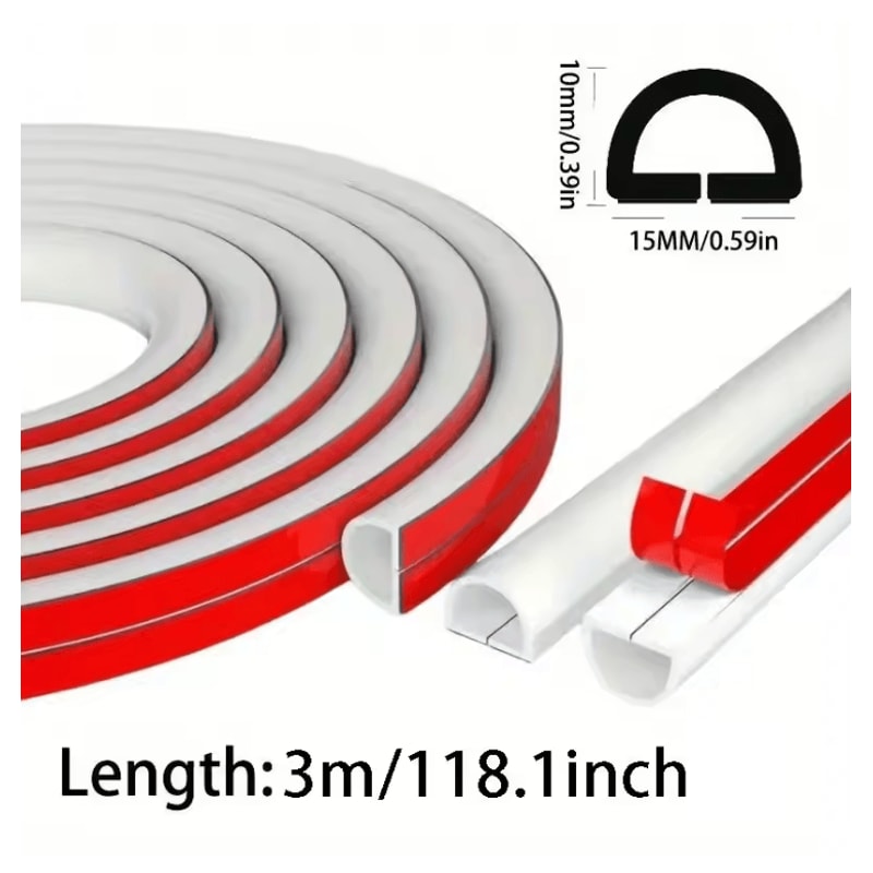 SafePath 3M Self Adhesive Floor Cord Cover And Cable Protector 4