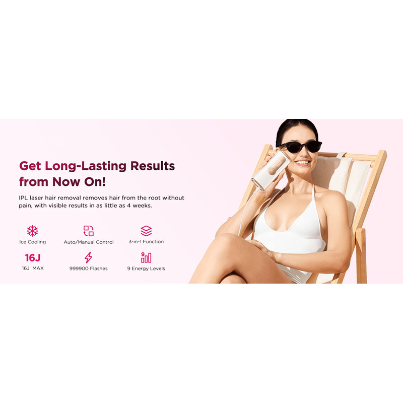 SilkBeam 990000 Flash IPL Hair Removal Device For Face And Body 2