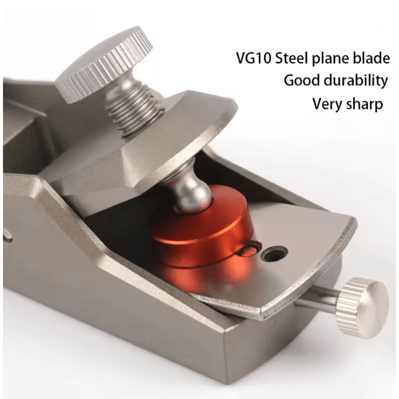 CraftEdge Mini Aluminum Alloy Wood Planer For Precision Woodworking And Trimming 0