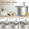 PureFlow 2L Stainless Steel Automatic Pet Water Fountain With Optional Sensor And Heater 0
