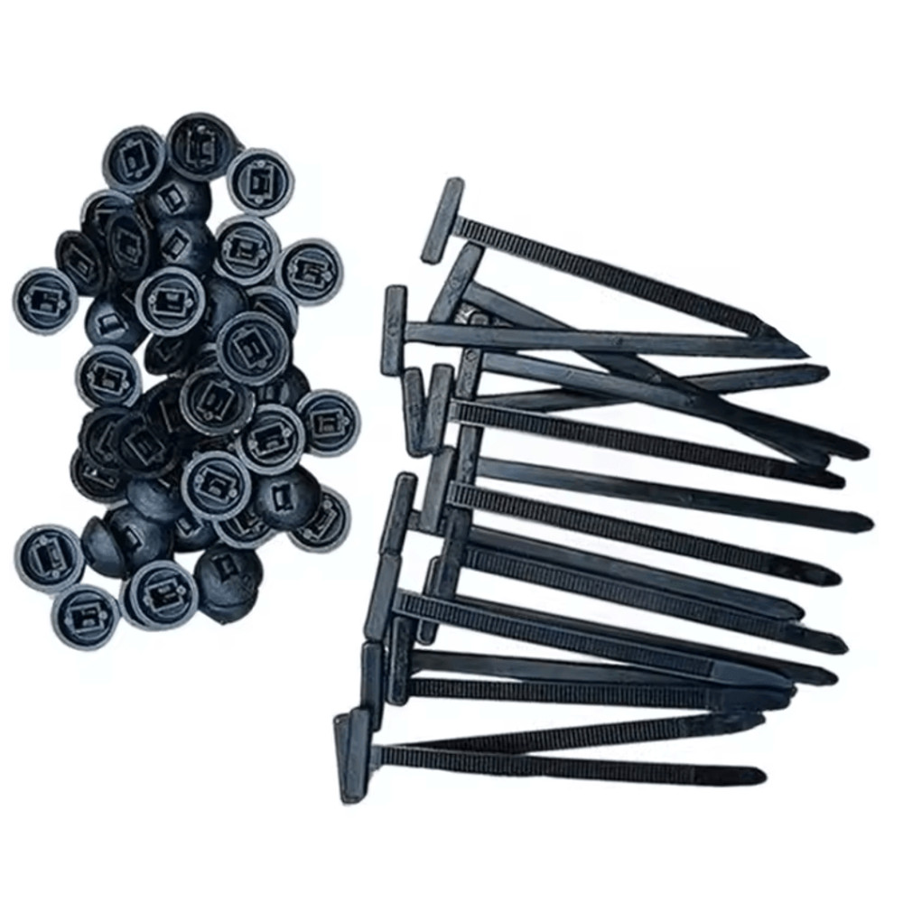 GripLock 100 Pack Heavy Duty Nylon Cable Ties With Self Locking Design 0