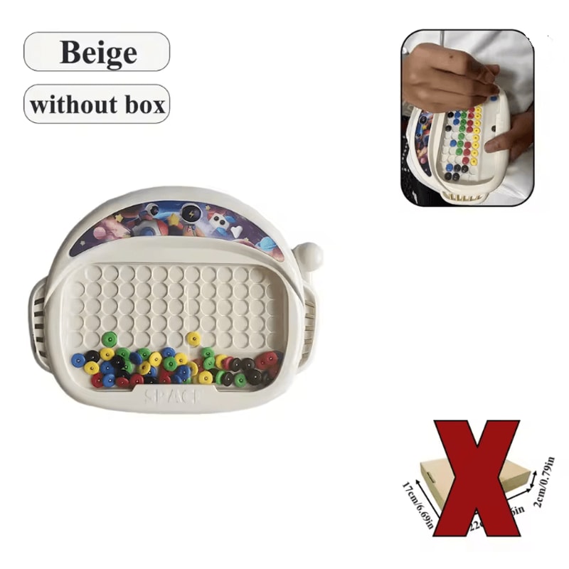 MagnoFun Kids Magnetic Drawing Board With Pen And Beads 6