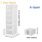 ClearStack 6 Layer Foldable Transparent Shoe Storage Organizer 4