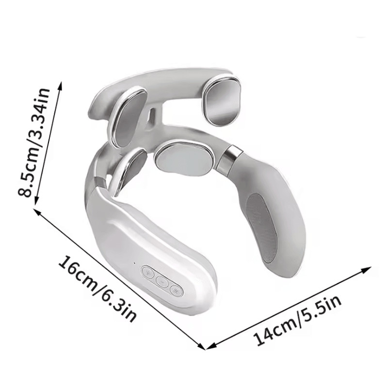 CerviEase 4Head Heated Neck  Shoulder Massager With Vibration  Airflow 2