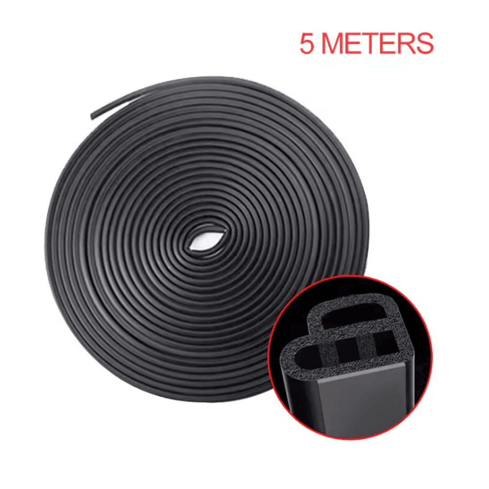 AutoGuard Double Layer Car Door Seal Strip Soundproof And Weatherproof Protector 3