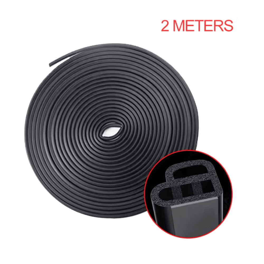 AutoGuard Double Layer Car Door Seal Strip Soundproof And Weatherproof Protector 4