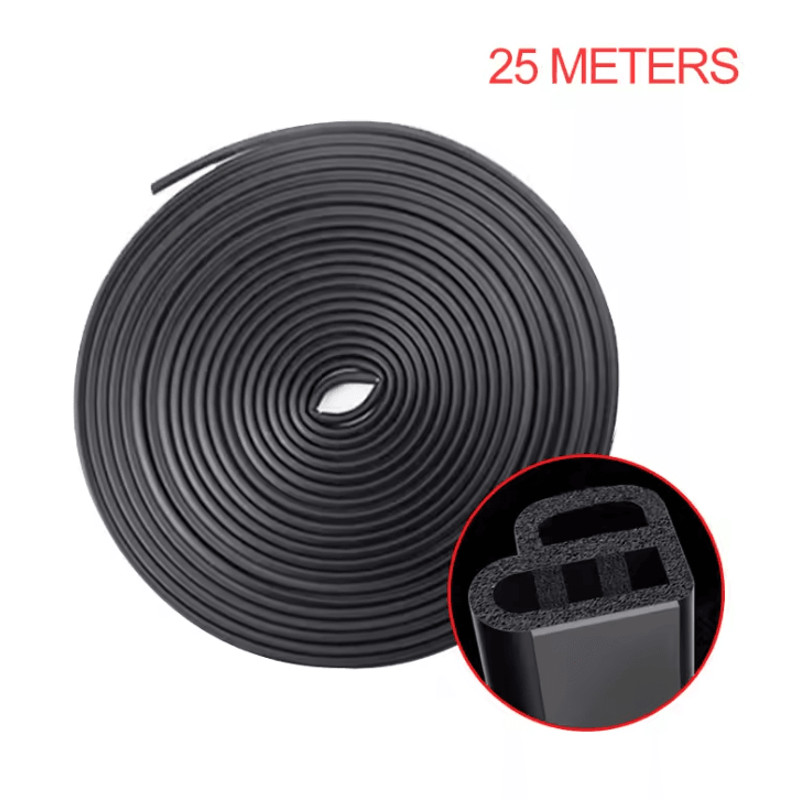 AutoGuard Double Layer Car Door Seal Strip Soundproof And Weatherproof Protector 6