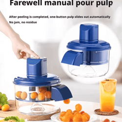 smartpeel electric grape and fruit peeler hands free peeling for grapes berries and soft fruits