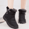 CozyStep Womens Waterproof Winter Ankle Boots With Fur Lining And Low Heels 0