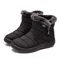 CozyStep Womens Waterproof Winter Ankle Boots With Fur Lining And Low Heels 3