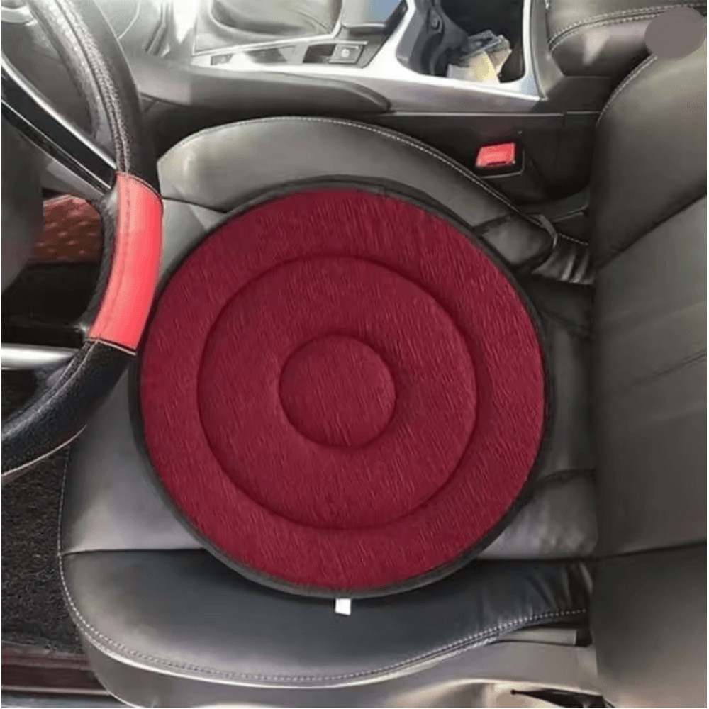EasyTurn 360 Rotating Seat Cushion With Memory Foam Comfort For Cars And Chairs 0