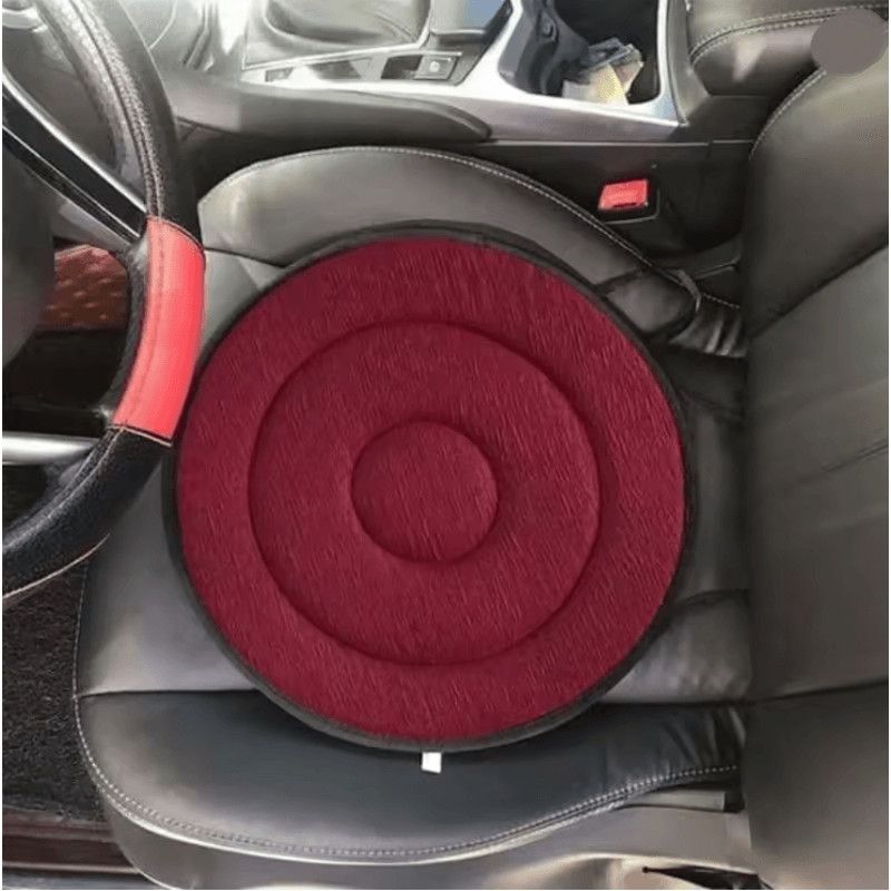 EasyTurn 360 Rotating Seat Cushion With Memory Foam Comfort For Cars And Chairs 0