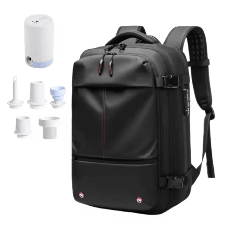 AirPack Expandable Travel Laptop Backpack For Men With Vacuum Compression Design 4