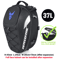 MotoCentric Waterproof Motorcycle Tail Bag And Rider Backpack For Helmet And Gear Storage 2