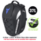MotoCentric Waterproof Motorcycle Tail Bag And Rider Backpack For Helmet And Gear Storage 2