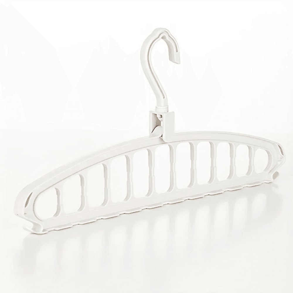 SpaceMax Folding Multi Hole Clothes Hanger And Wardrobe Organizer For Space Saving Storage 3