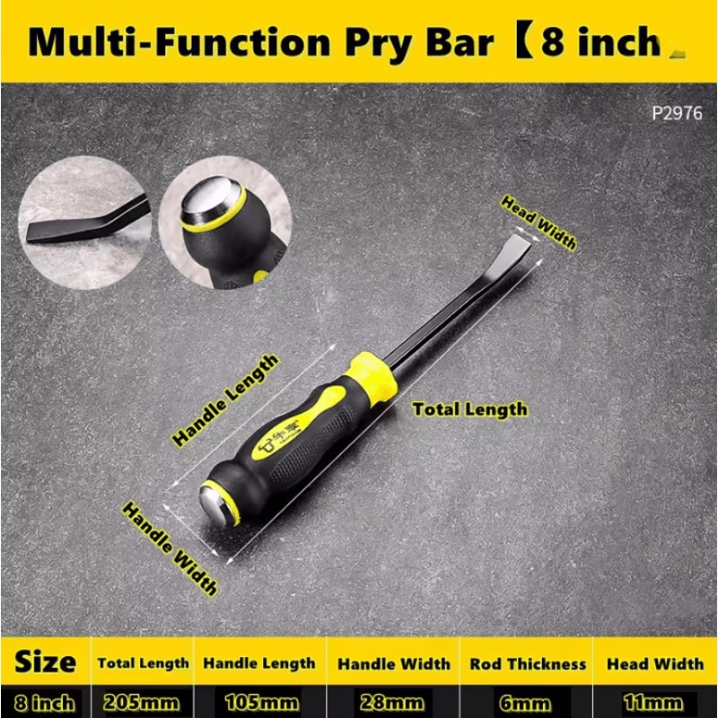 ProGrip Heavy Duty Pry Bar And Tire Lever Tool Set 2