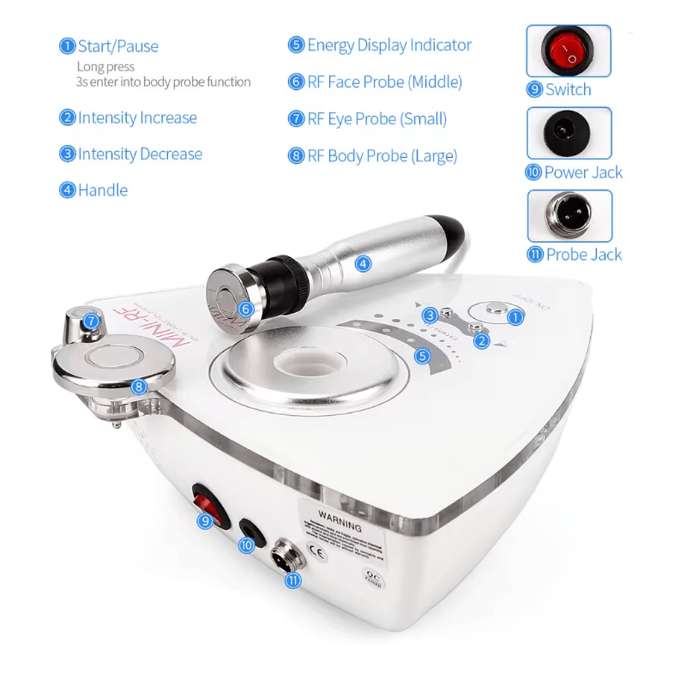 DermaTone 3 In 1 RF Tripolar Facial And Body Lifting Device 2