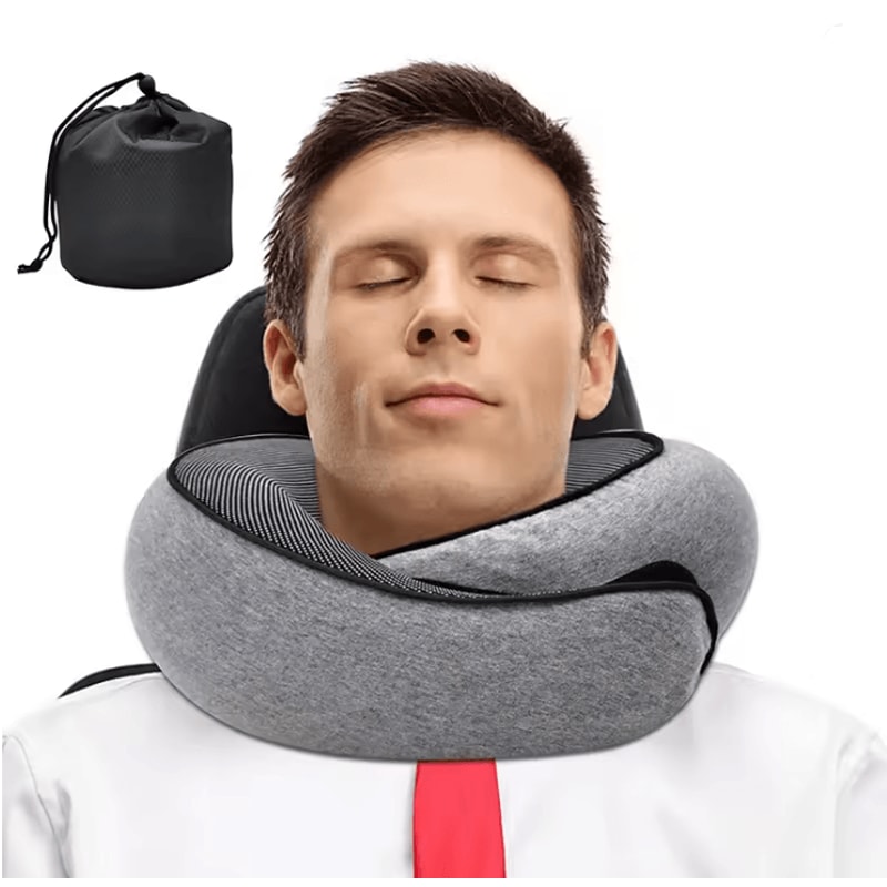 CloudRest Memory Foam Travel Neck Pillow 0
