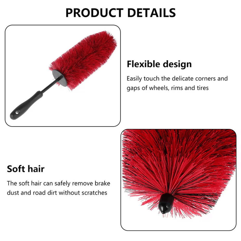 ProDetail 45 Cm Soft Bristle Wheel Tire Brush 2