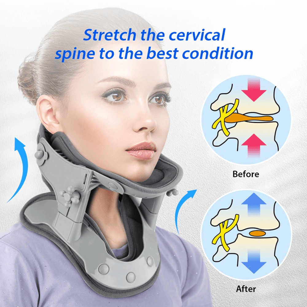 VertePro Heating Cervical Traction Collar 4