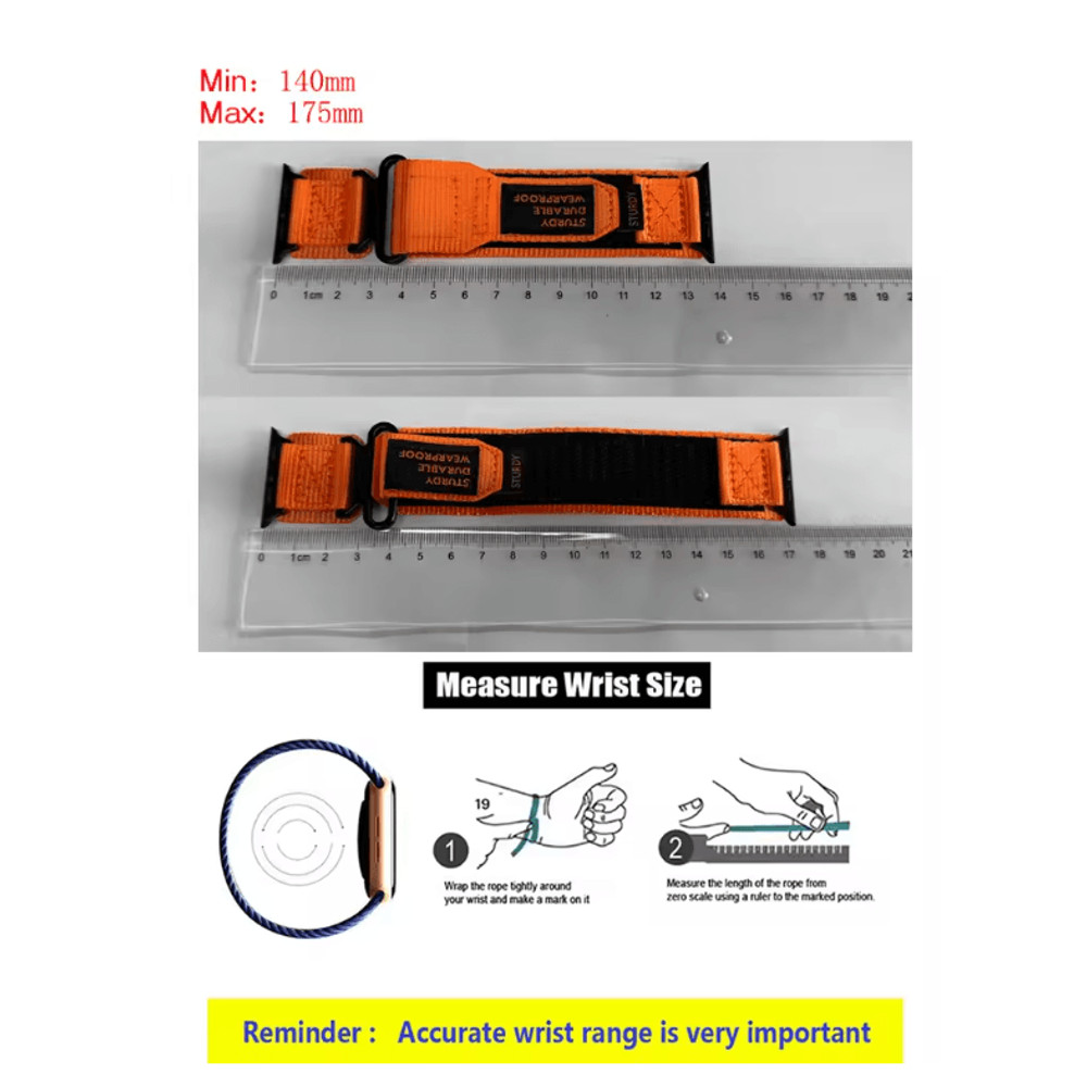 TactiBand Nylon Strap For Apple Watch Ultra And Series Models 2