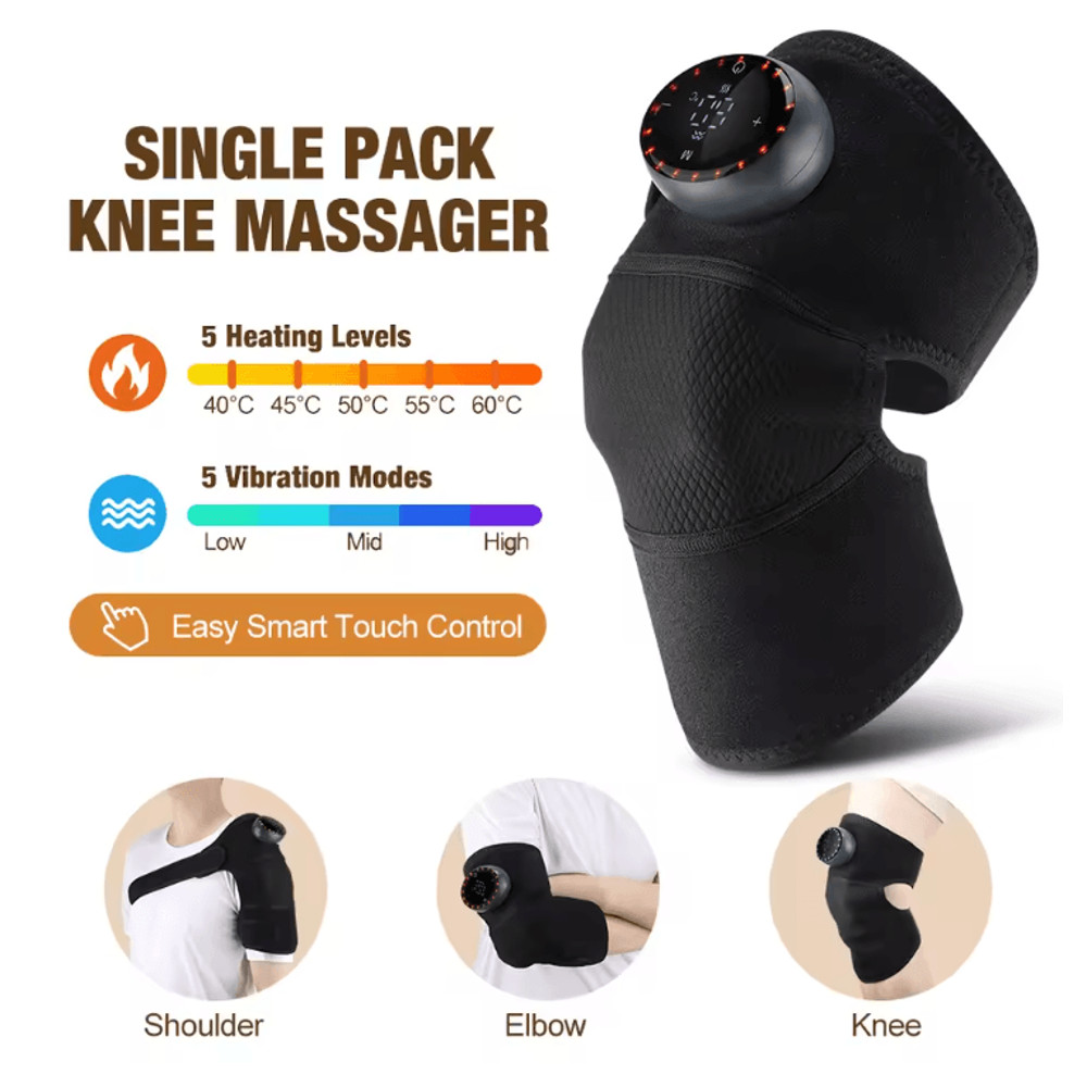 ThermaFlex Heated Vibrating Knee Pad With Infrared Therapy And USB Power 2