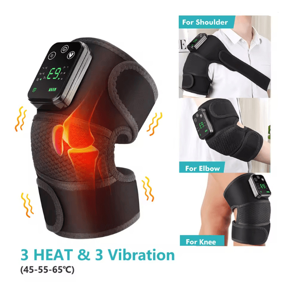 ThermaFlex Heated Vibrating Knee Pad With Infrared Therapy And USB Power 3