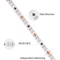 LumiFlex Ultra Narrow WS2812B RGB LED Light Strip 160 LEDs Per Meter 1