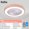 AeroGlow Modern Ceiling Fan Light With Quiet Motor And LED Illumination 9