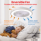 AeroGlow Modern Ceiling Fan Light With Quiet Motor And LED Illumination 1