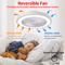 AeroGlow Modern Ceiling Fan Light With Quiet Motor And LED Illumination 1