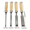 CraftEdge 4 Piece Wood Carving Chisel Set With Beech Handles For Precision Woodworking 1