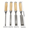 CraftEdge 4 Piece Wood Carving Chisel Set With Beech Handles For Precision Woodworking 1