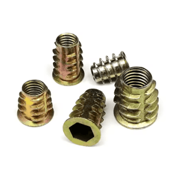 fixright threaded insert nut kit for wood furniture assembly and repair