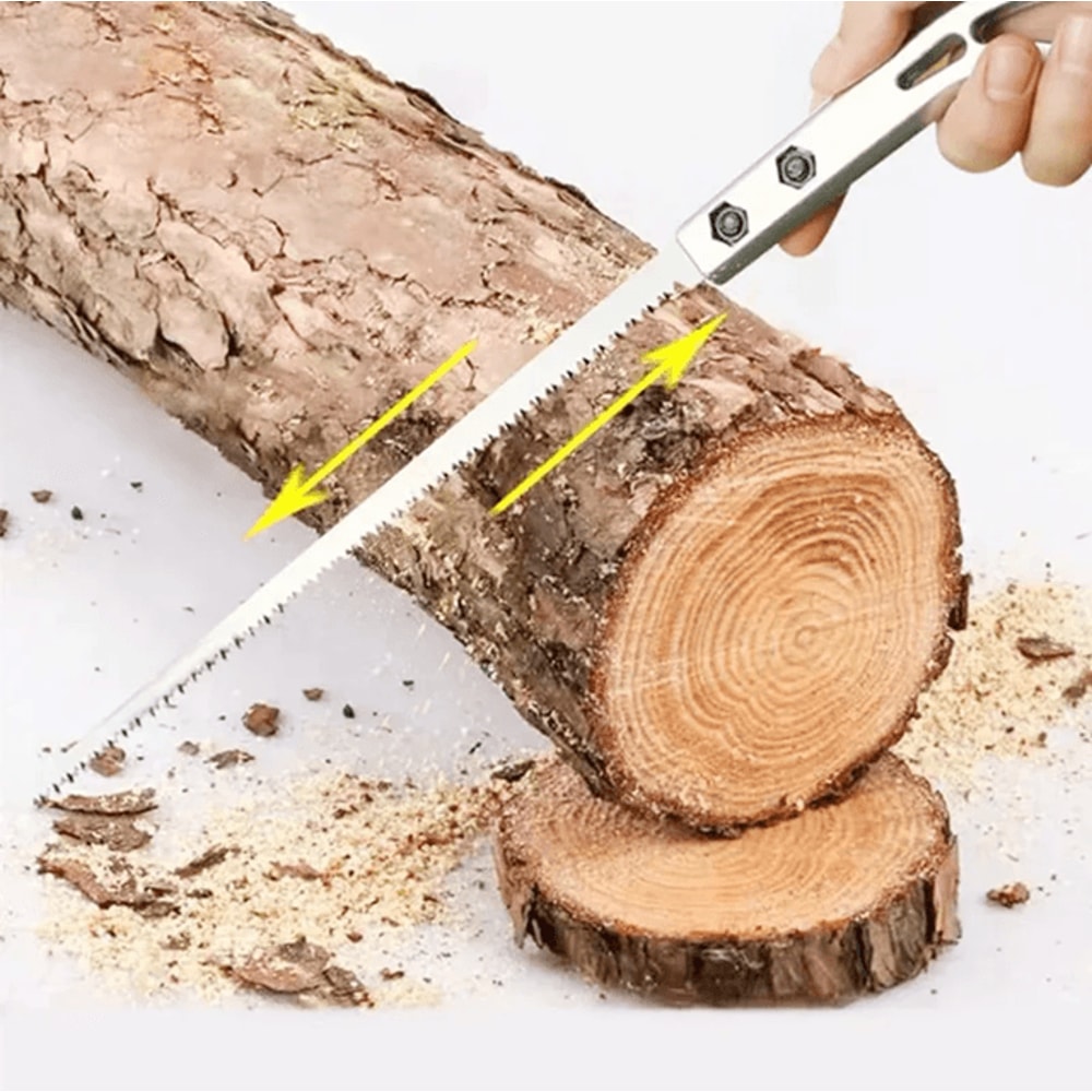 TimberEdge SK5 Steel Hand Saw With Wooden Handle For Woodworking And Garden Use 3