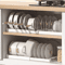 FoldEase Adjustable Kitchen Pot Lid And Utensil Storage Rack 0