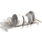 FoldEase Adjustable Kitchen Pot Lid And Utensil Storage Rack 3
